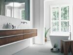 bathroom renovations gold coast - free standing bathtub with floating vanity .jpg